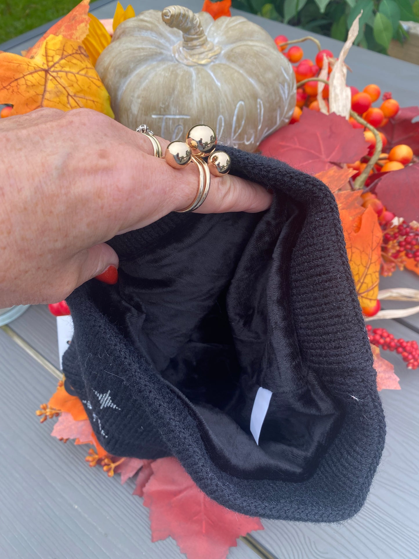 Cosy Silver Star Hat