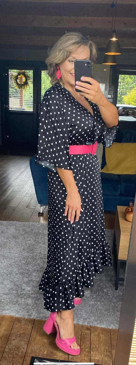 Black Polka Dot Dress