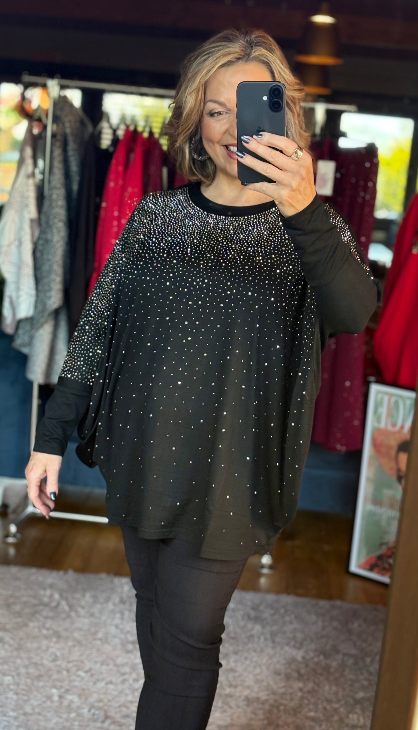 The Diane Diamanté Top