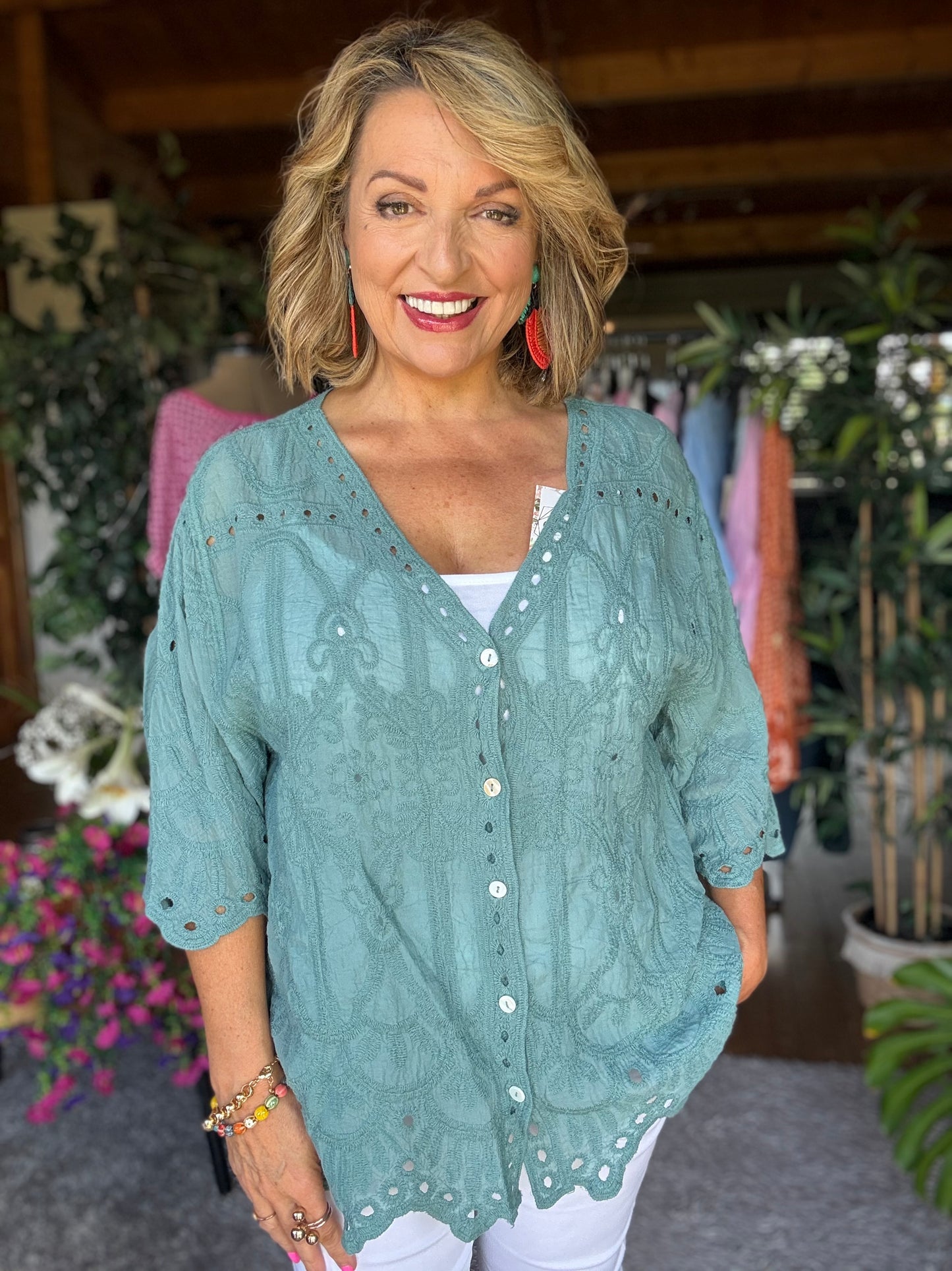 Willow Embroidered Blouse