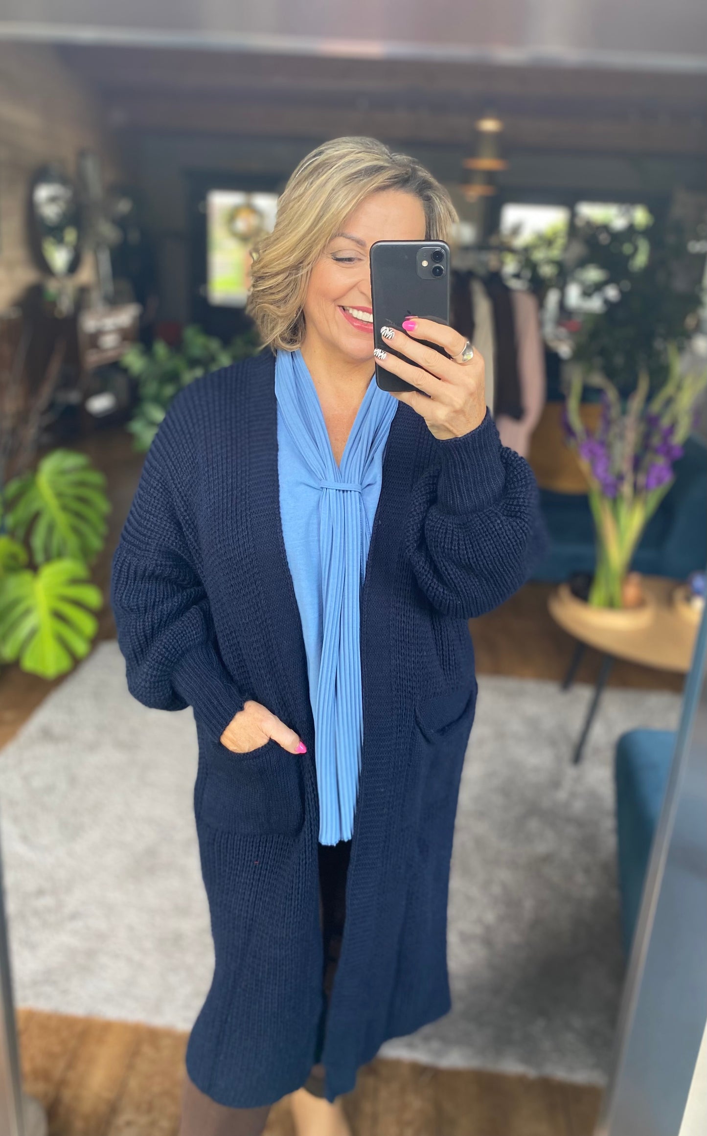 Knitted Long Cardigan