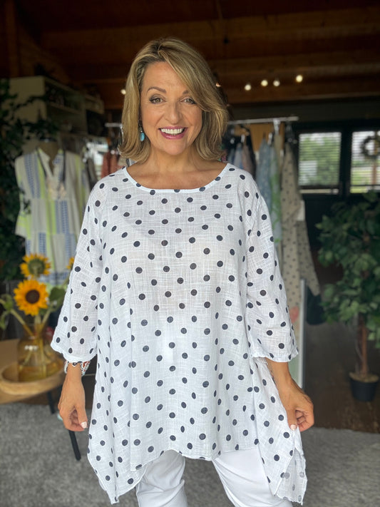 Kay Polka Dot Top