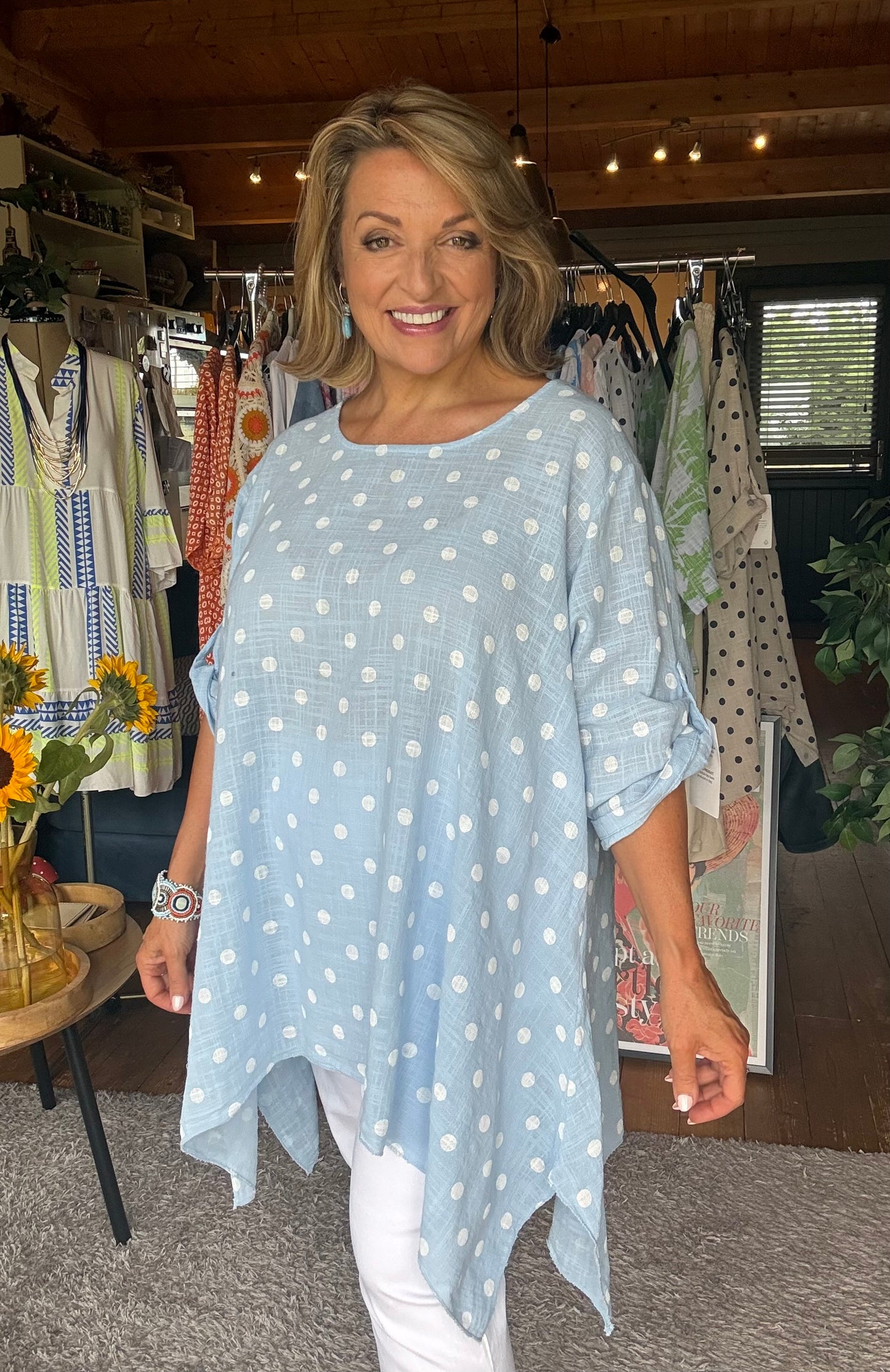 Kay Polka Dot Top