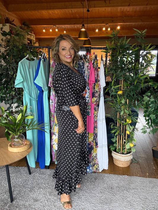 Black & White Polka dot dress