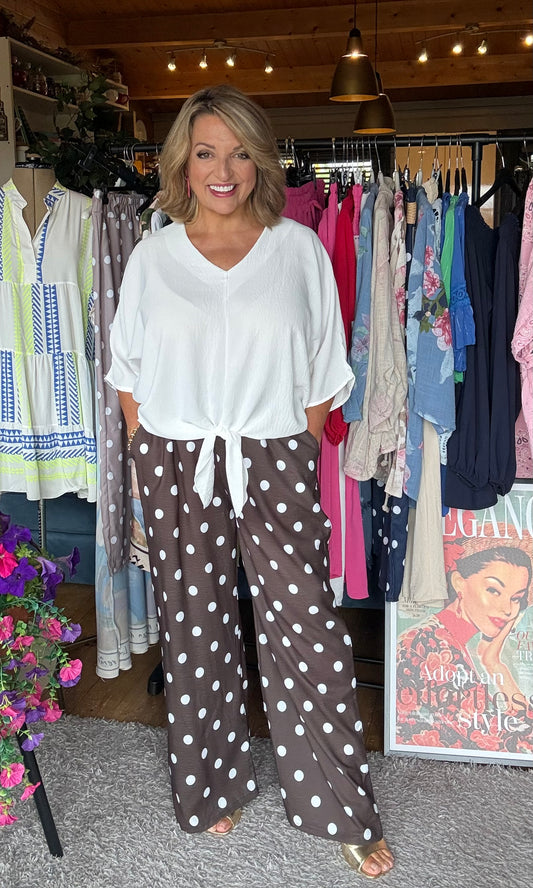 Polka dot Trouser