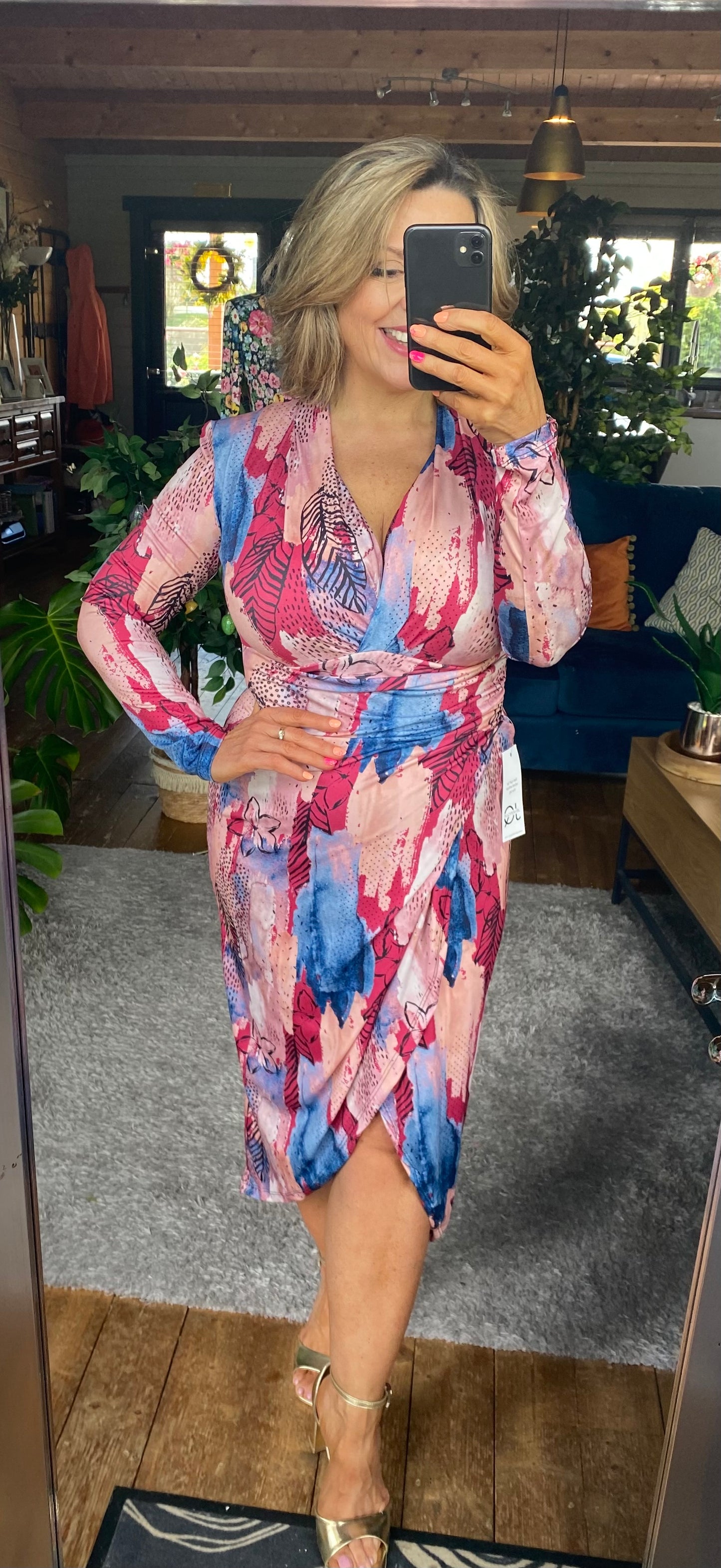 Forever Wrap Midi Dress