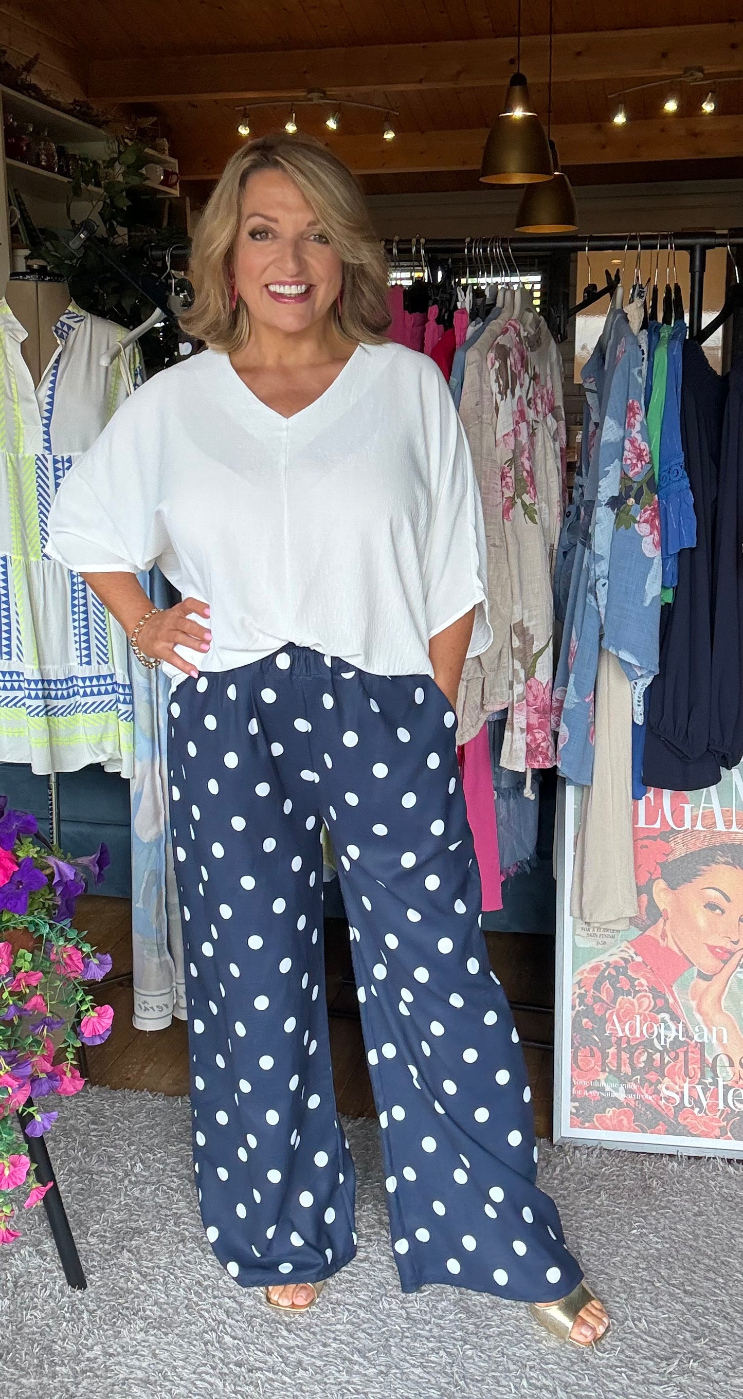 Polka dot Trouser