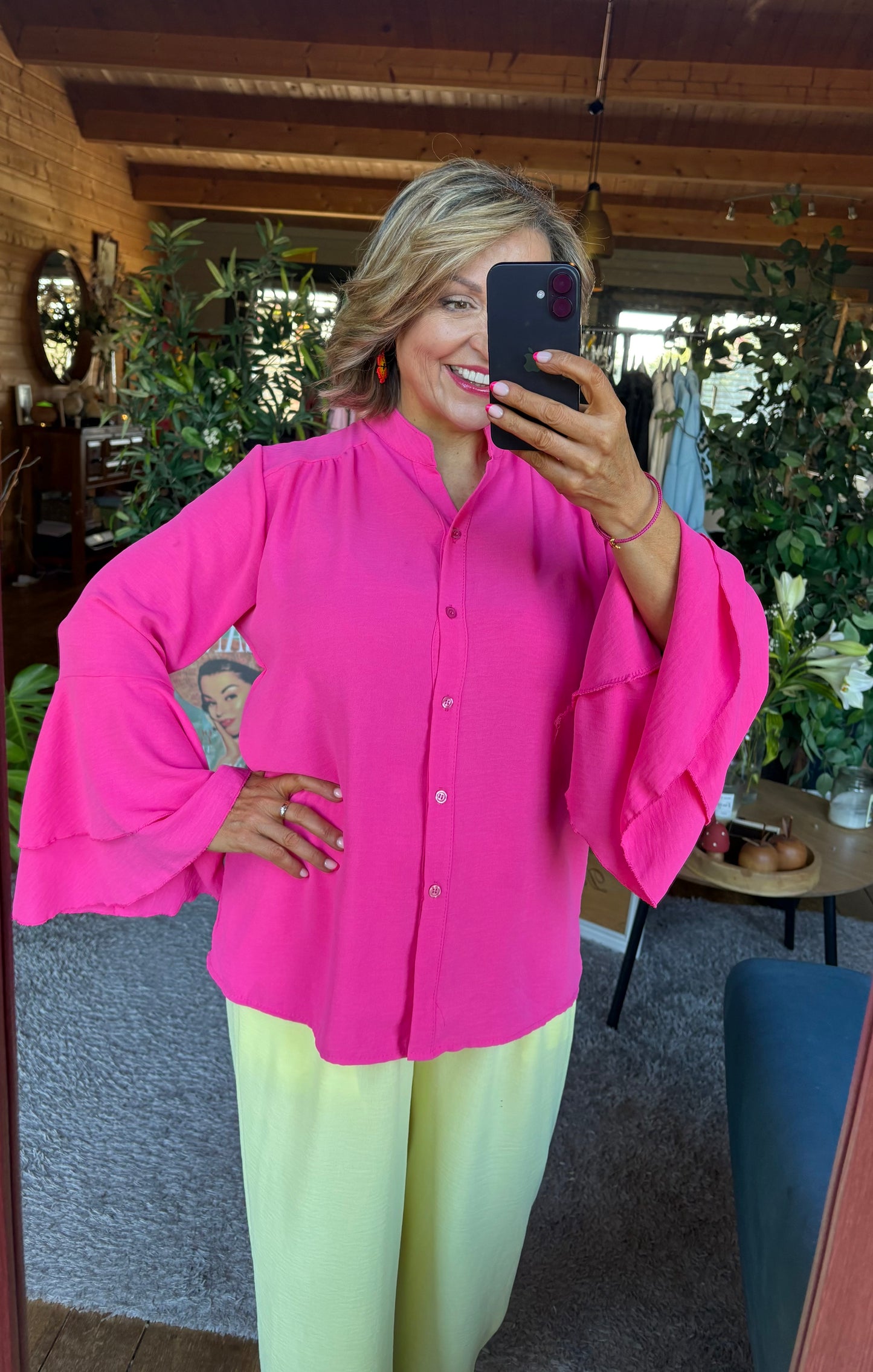 Tina Tiered sleeve blouse