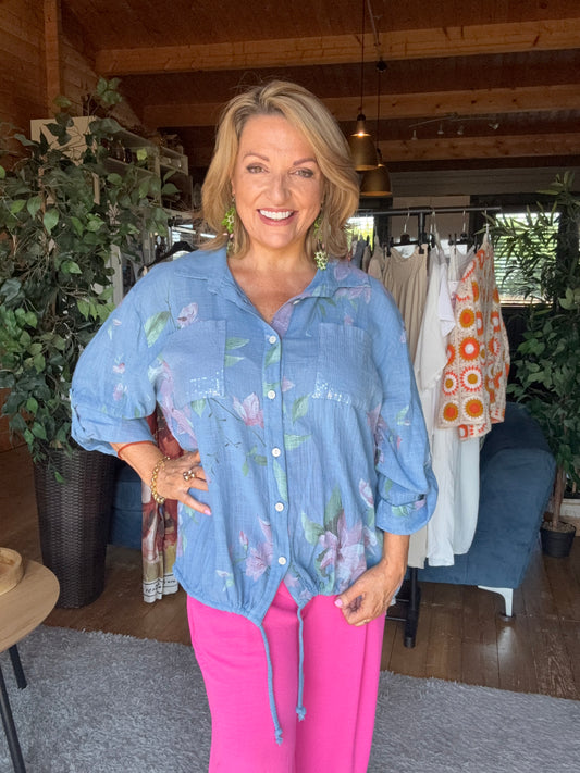 Orla orchid top