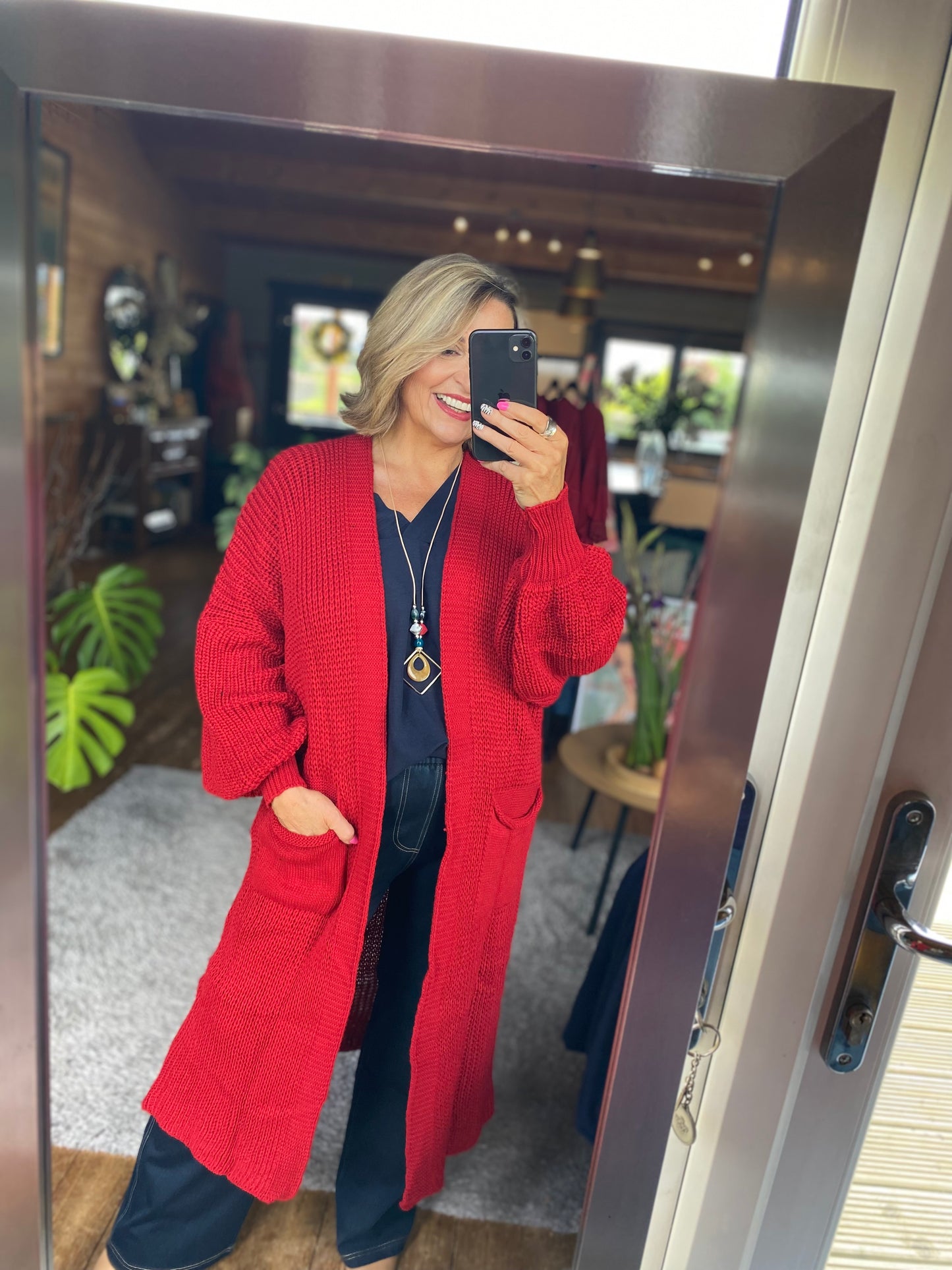 Knitted Long Cardigan