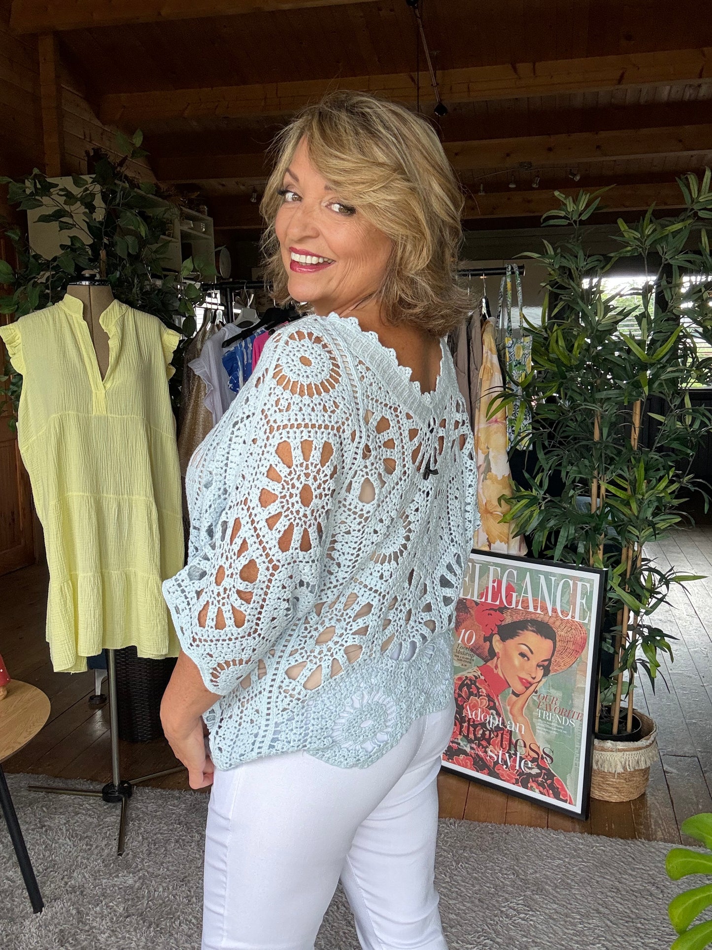 Shannon Crochet Top