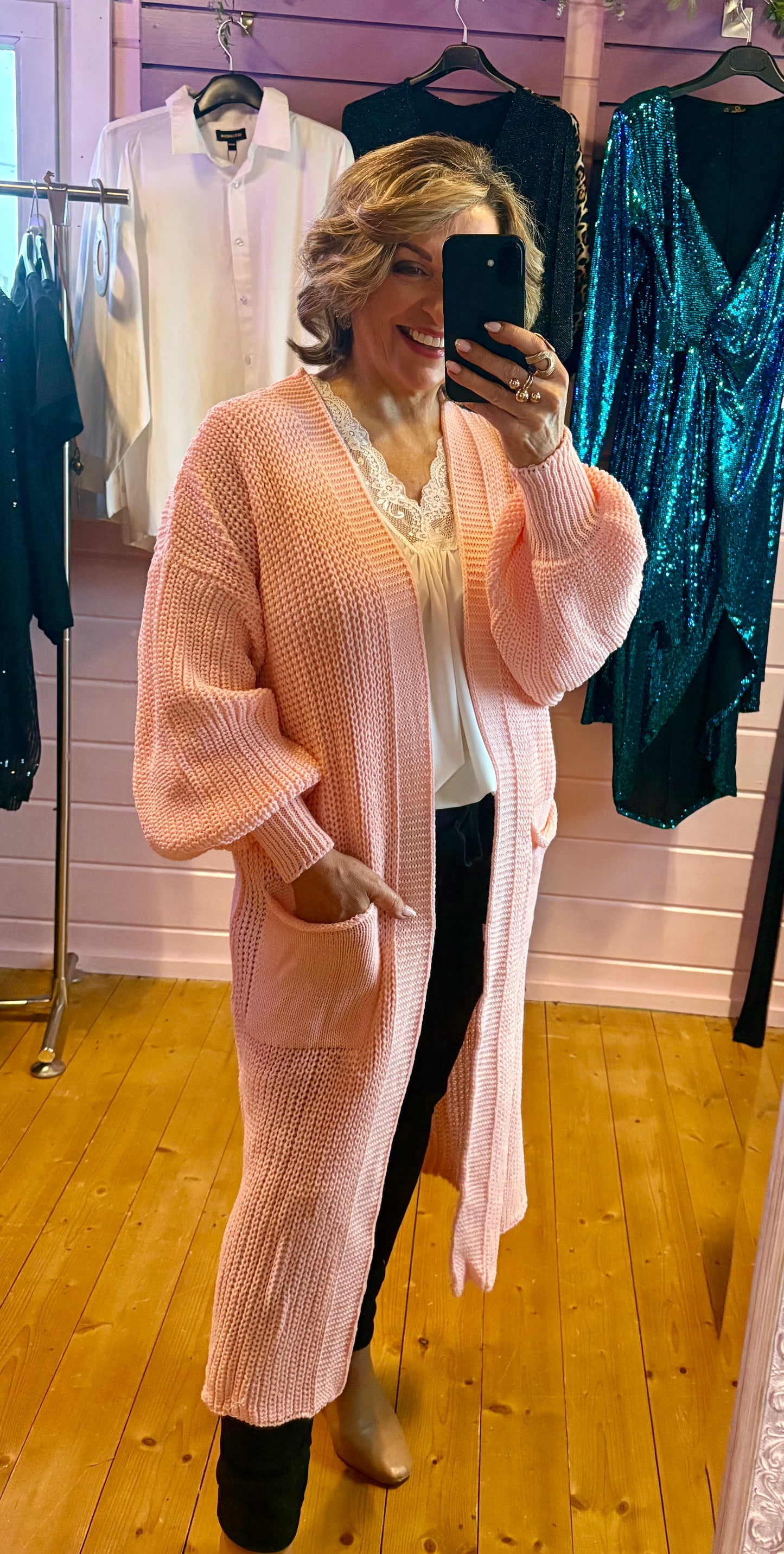 Long line knitted Cardigan