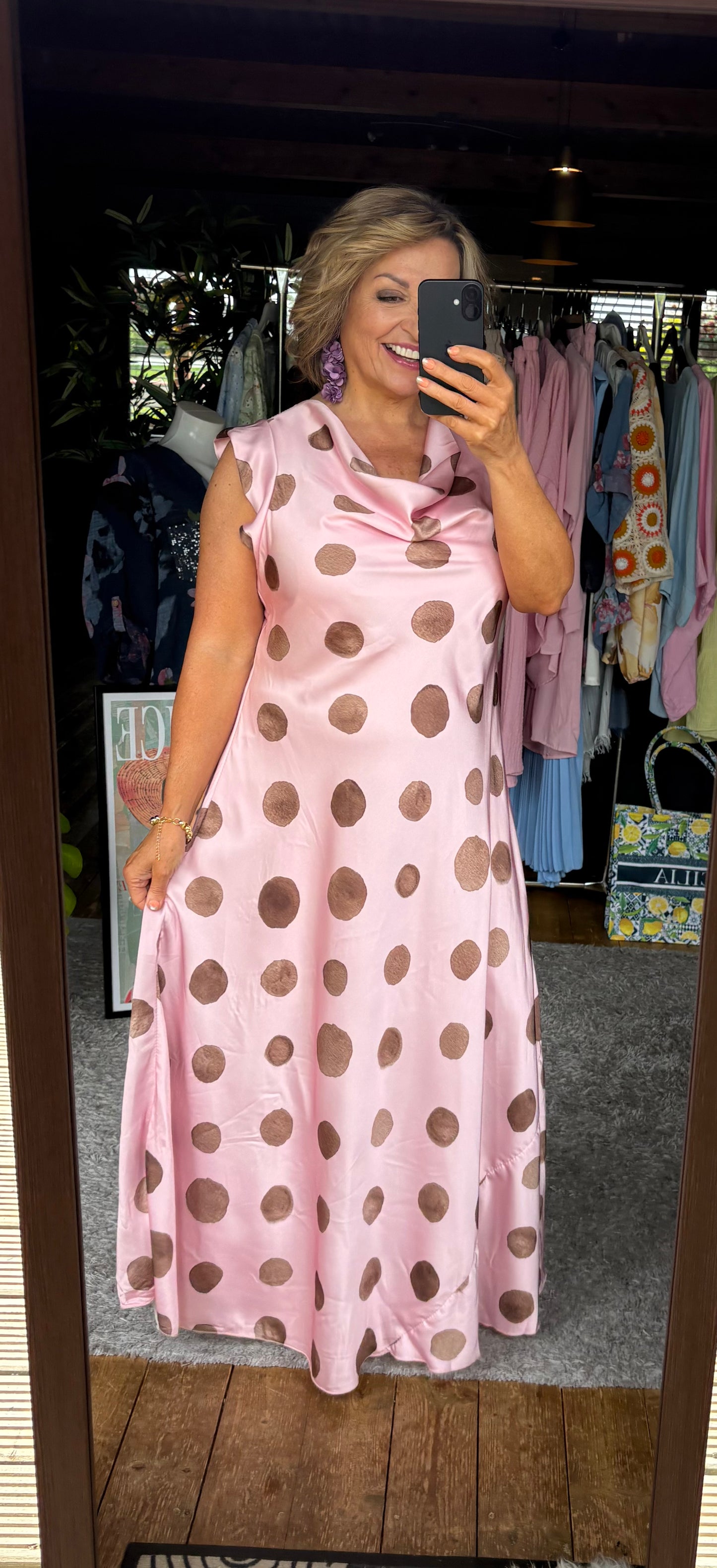 Rosie Polka Dot Dress